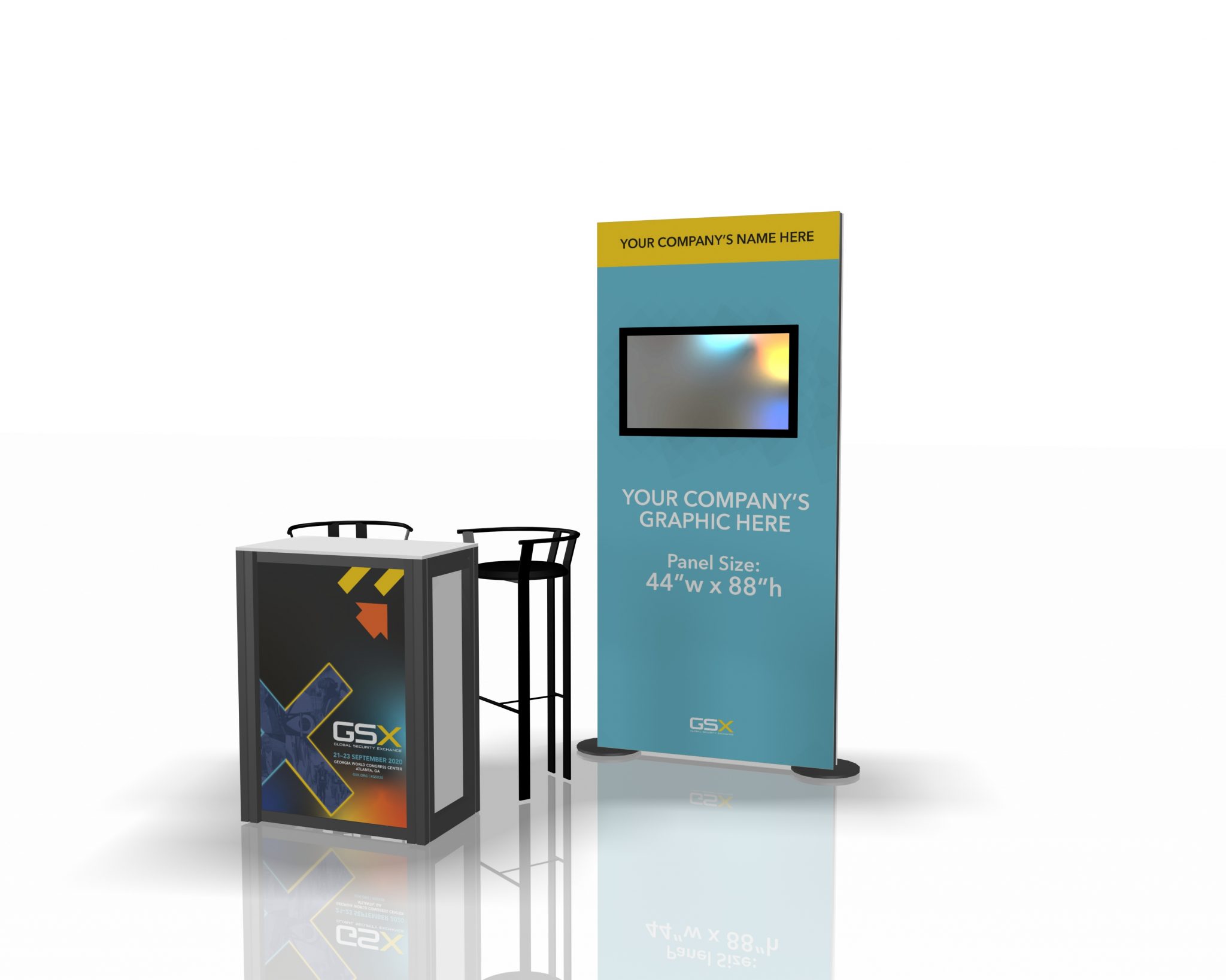 Startup Sector Kiosk with TV