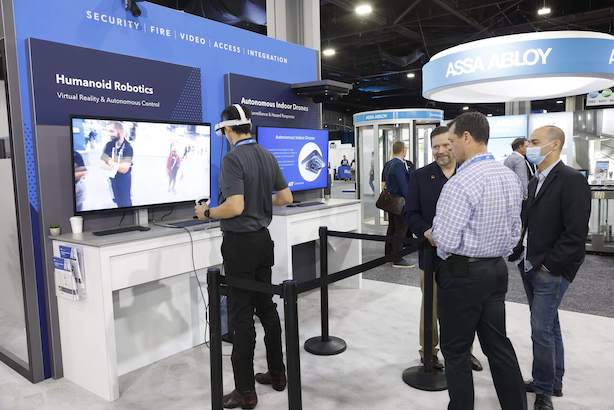 Man using VR headset at GSX